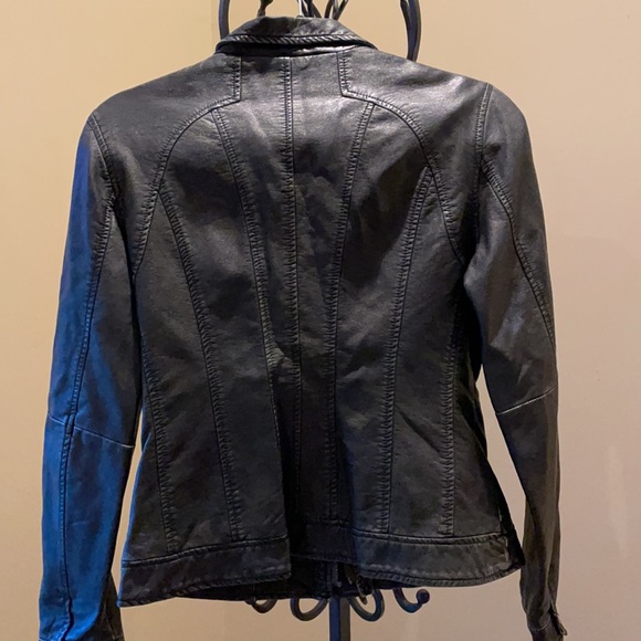 Faux Leather Jacket - Picture 2 of 7